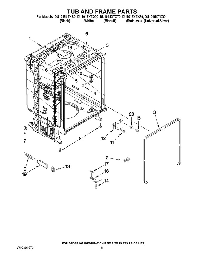 Diagram for DU1015XTXB0