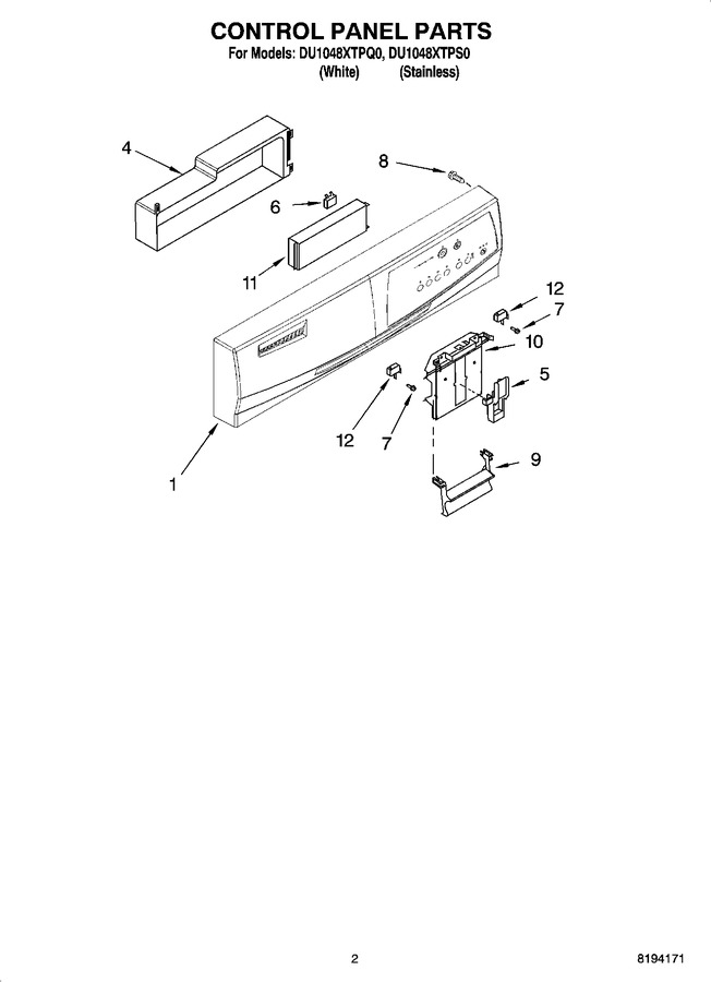 Diagram for DU1048XTPS0