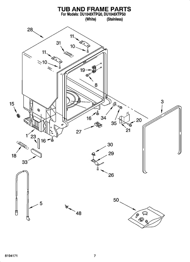 Diagram for DU1048XTPS0