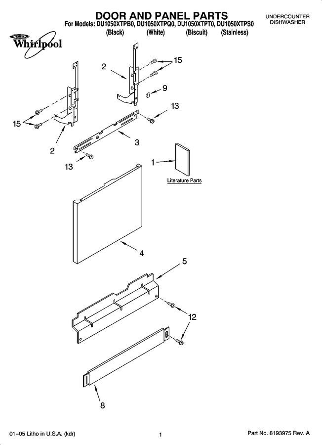 Diagram for DU1050XTPQ0