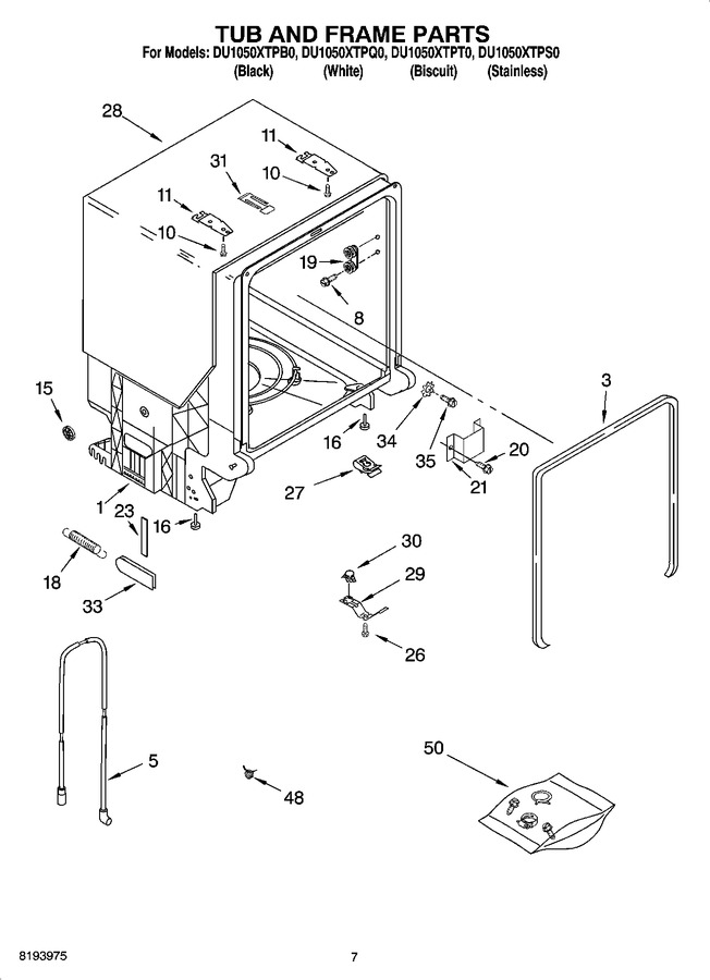 Diagram for DU1050XTPB0