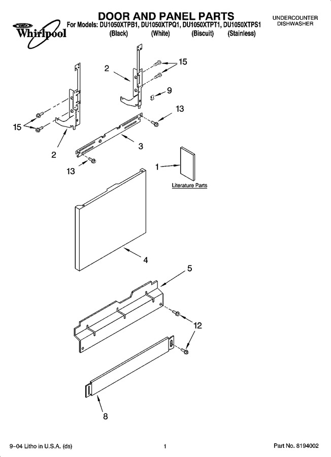 Diagram for DU1050XTPQ1