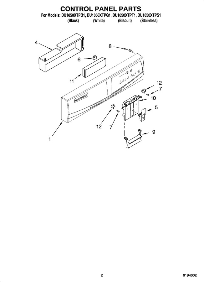 Diagram for DU1050XTPT1