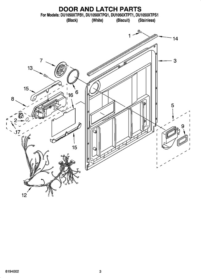 Diagram for DU1050XTPT1