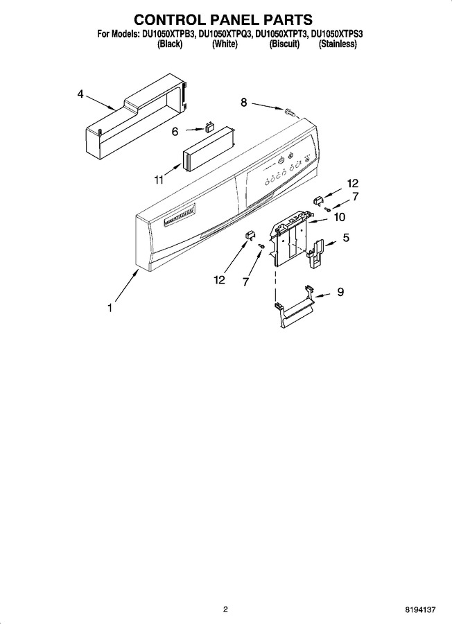 Diagram for DU1050XTPB3
