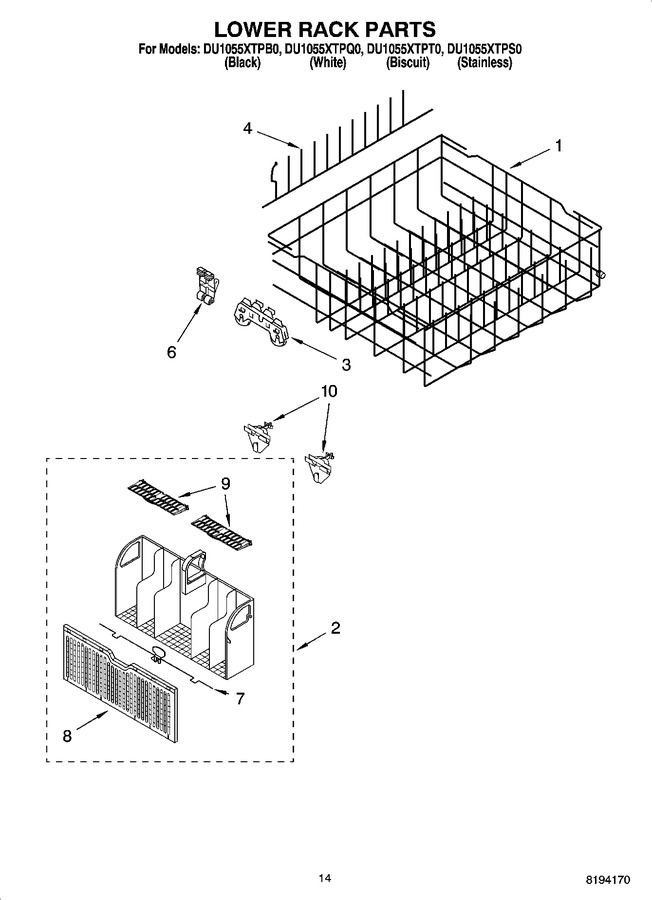 Diagram for DU1055XTPT0