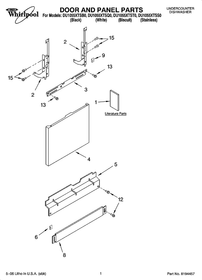 Diagram for DU1055XTSB0