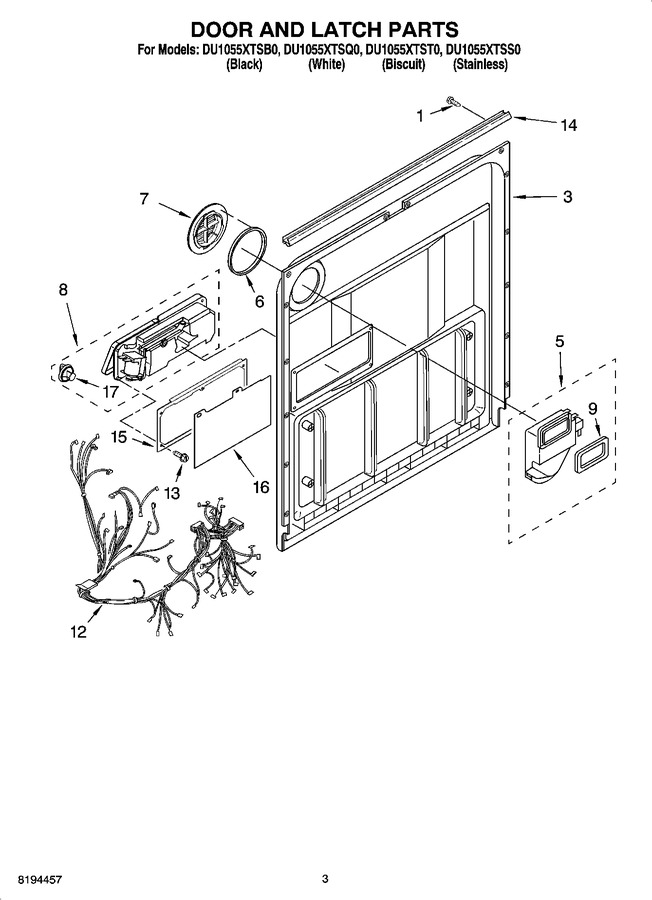 Diagram for DU1055XTSS0