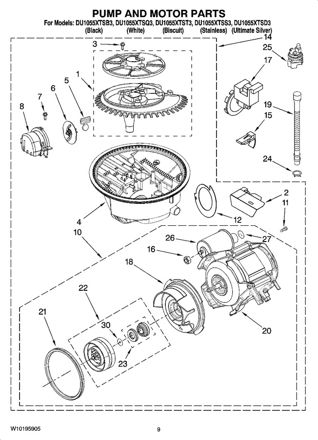 Diagram for DU1055XTSB3