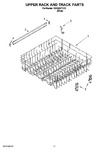 Diagram for 09 - Upper Rack And Track Parts