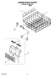 Diagram for 11 - Lower Rack Parts, Optional Parts (not Included)