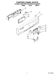 Diagram for 02 - Control Panel Parts