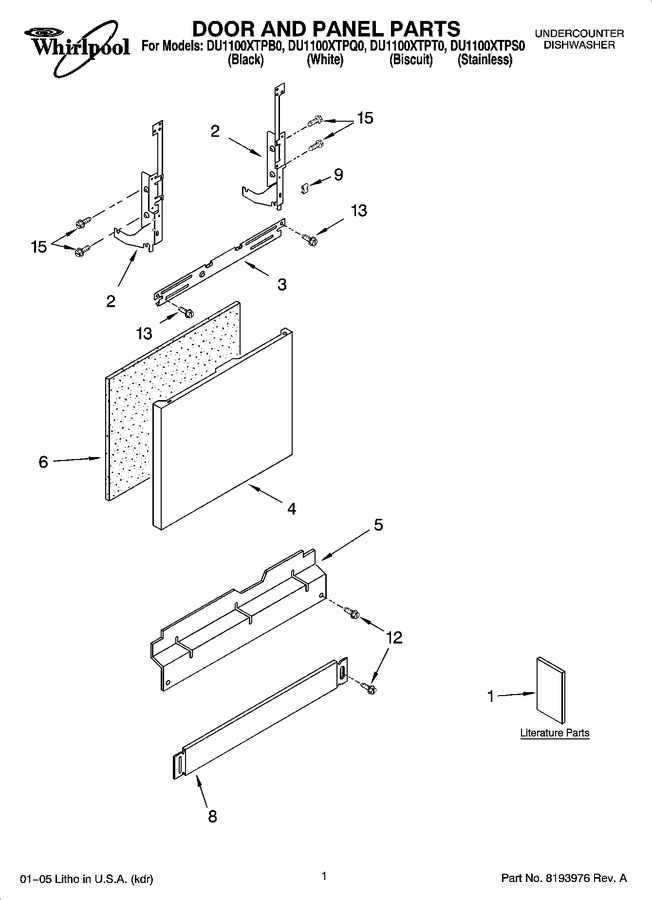 Diagram for DU1100XTPQ0
