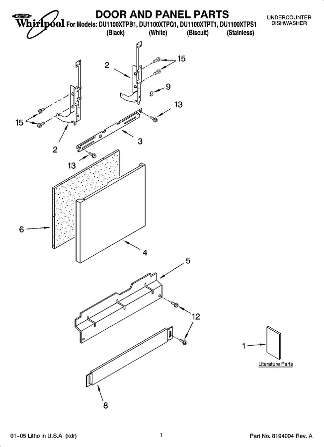 Diagram for DU1100XTPT1