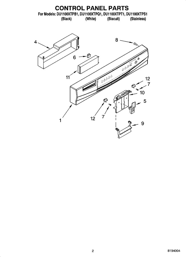 Diagram for DU1100XTPT1