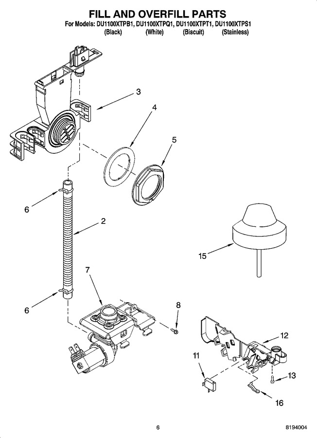 Diagram for DU1100XTPT1