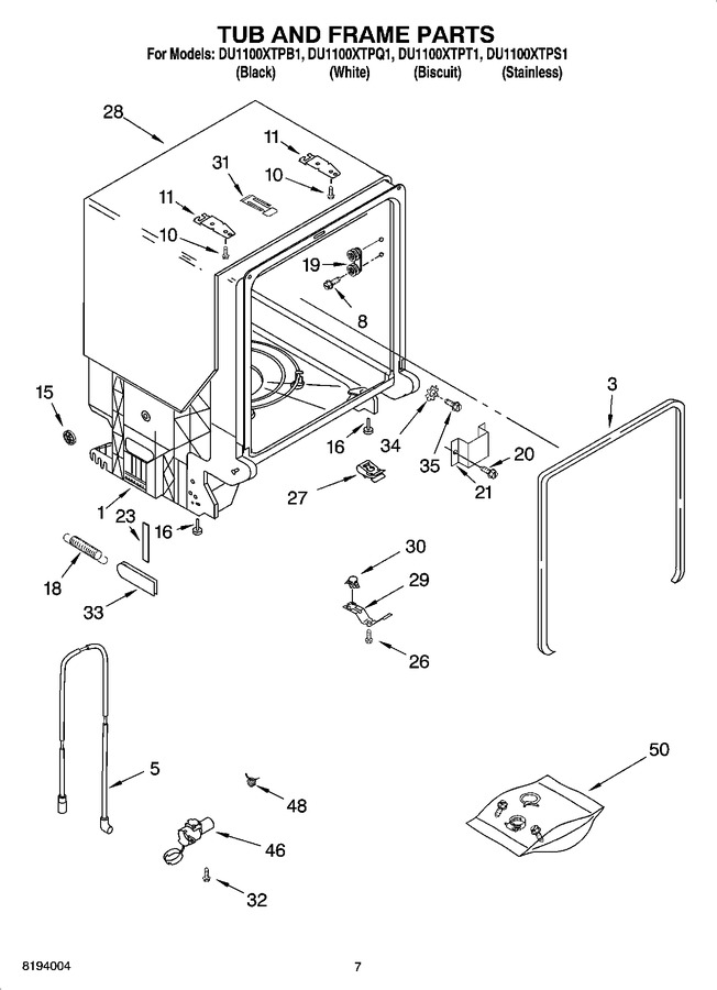 Diagram for DU1100XTPB1