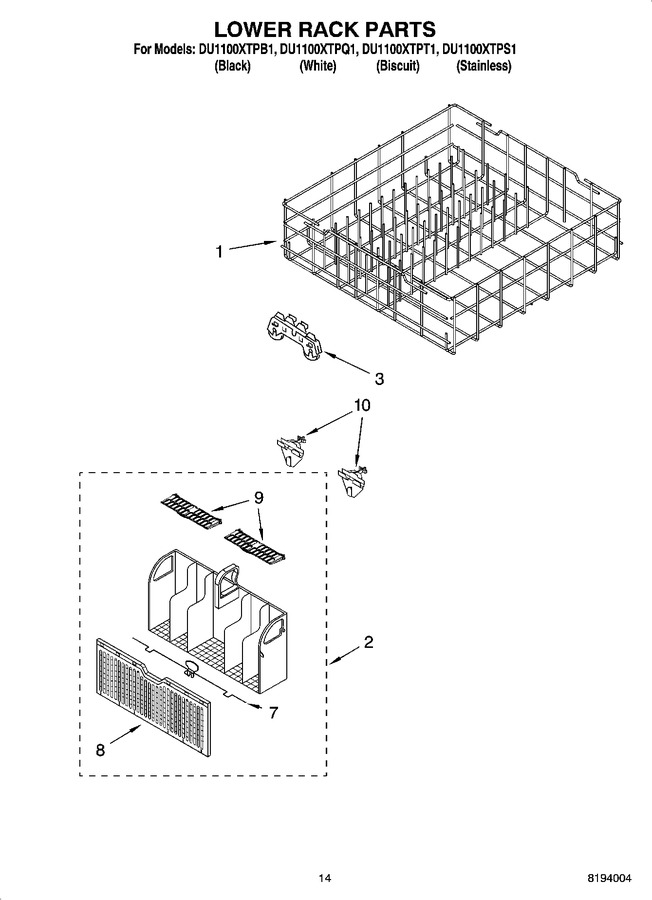 Diagram for DU1100XTPT1