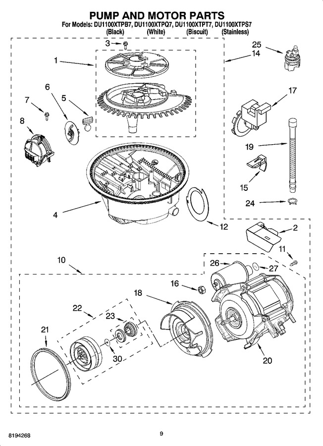 Diagram for DU1100XTPT7