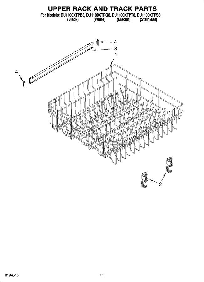 Diagram for DU1100XTPB8