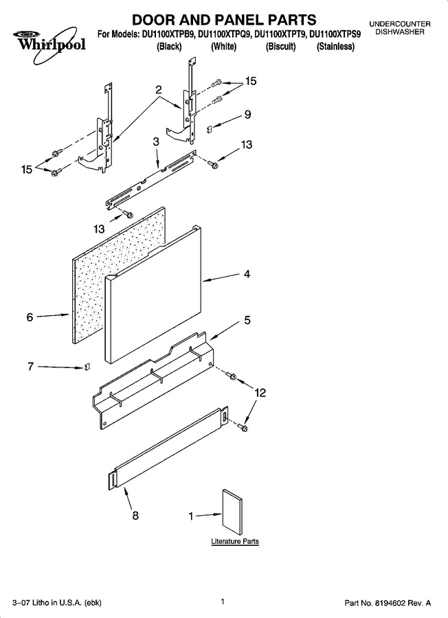 Diagram for DU1100XTPQ9