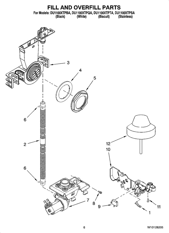 Diagram for DU1100XTPBA