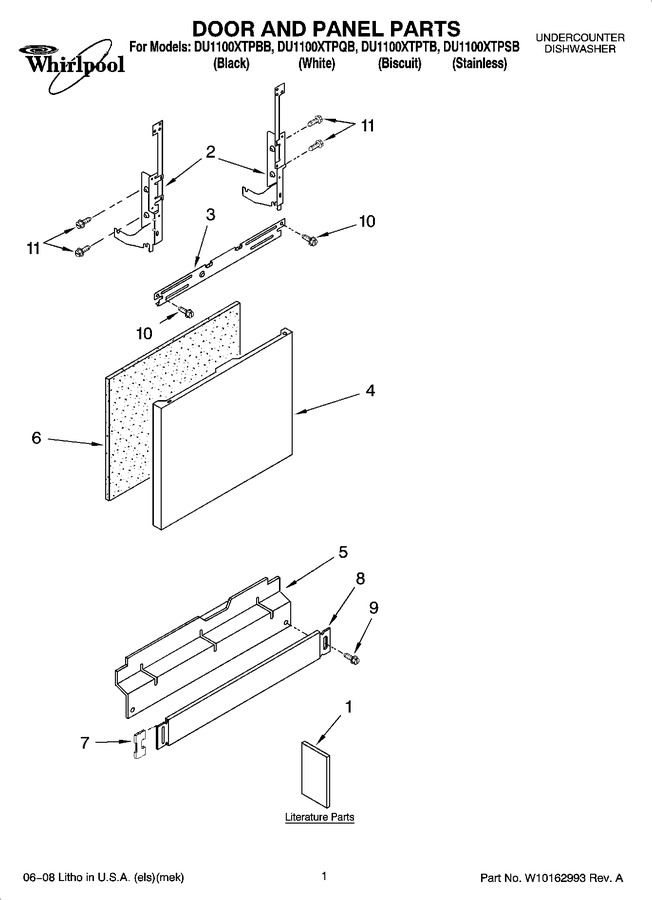 Diagram for DU1100XTPBB