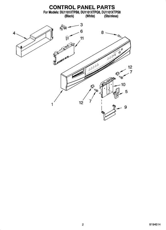 Diagram for DU1101XTPB8
