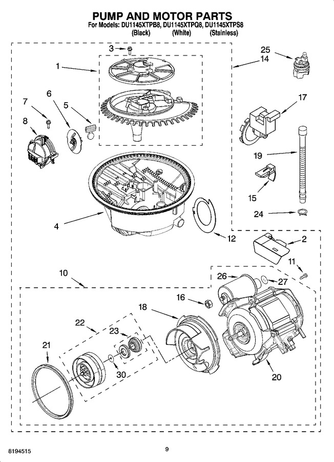 Diagram for DU1145XTPS8