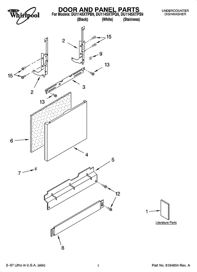 Diagram for DU1145XTPB9