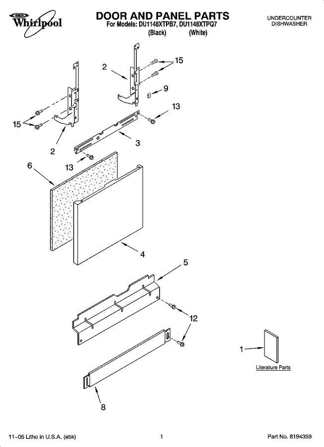 Diagram for DU1148XTPB7
