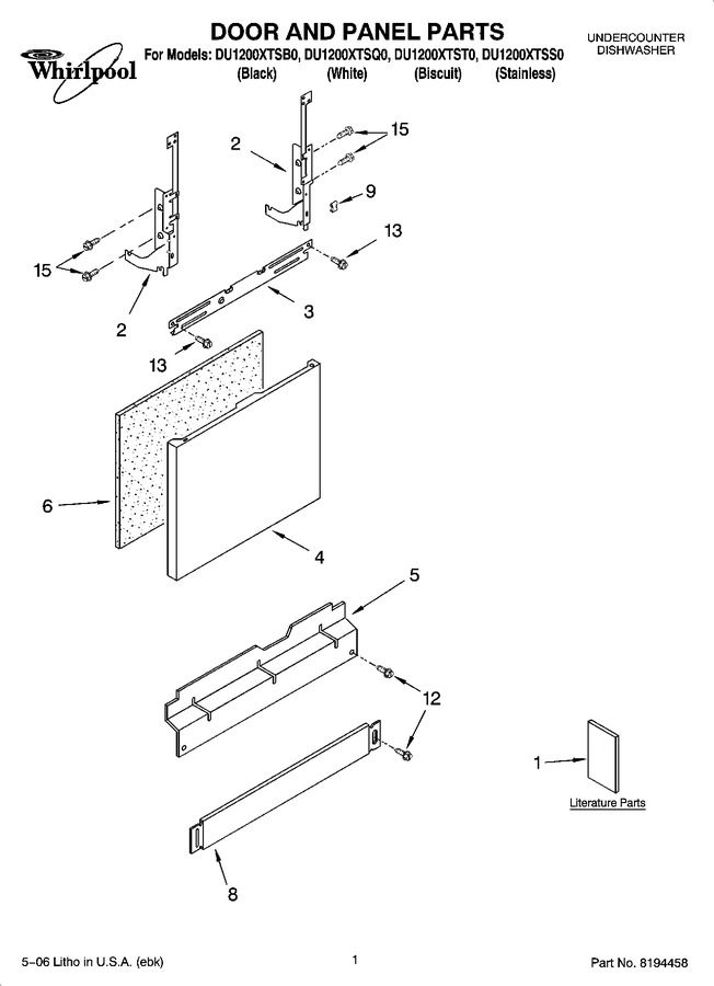 Diagram for DU1200XTSS0