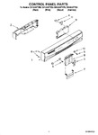 Diagram for 02 - Control Panel Parts