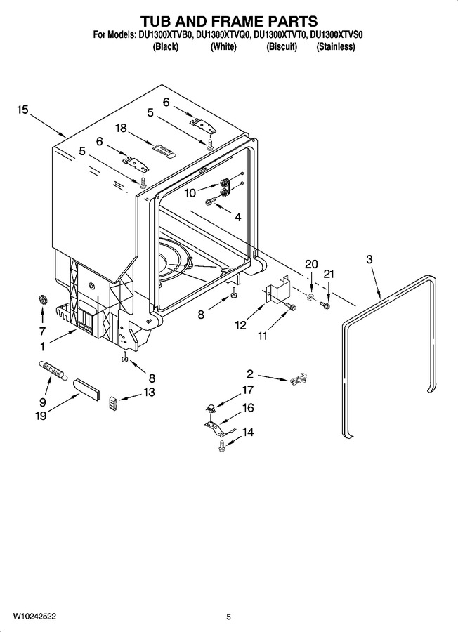 Diagram for DU1300XTVS0