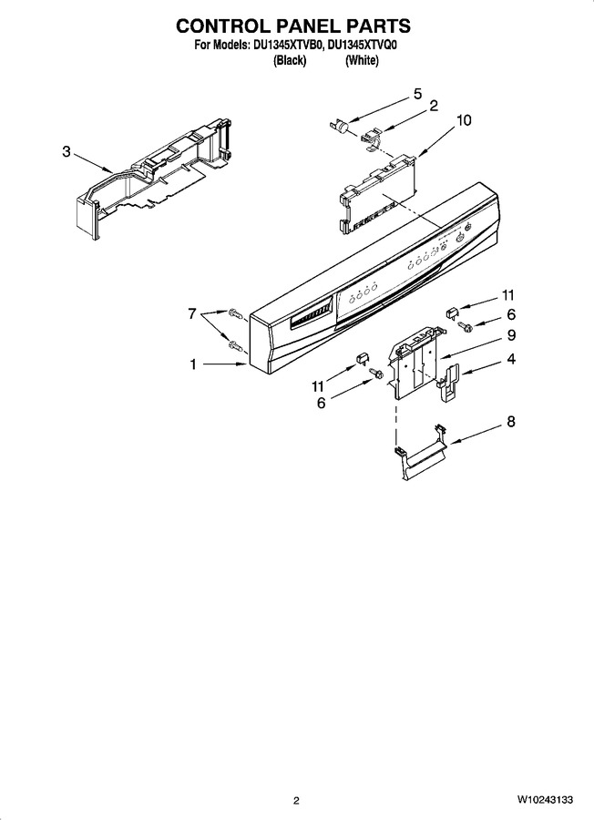 Diagram for DU1345XTVB0
