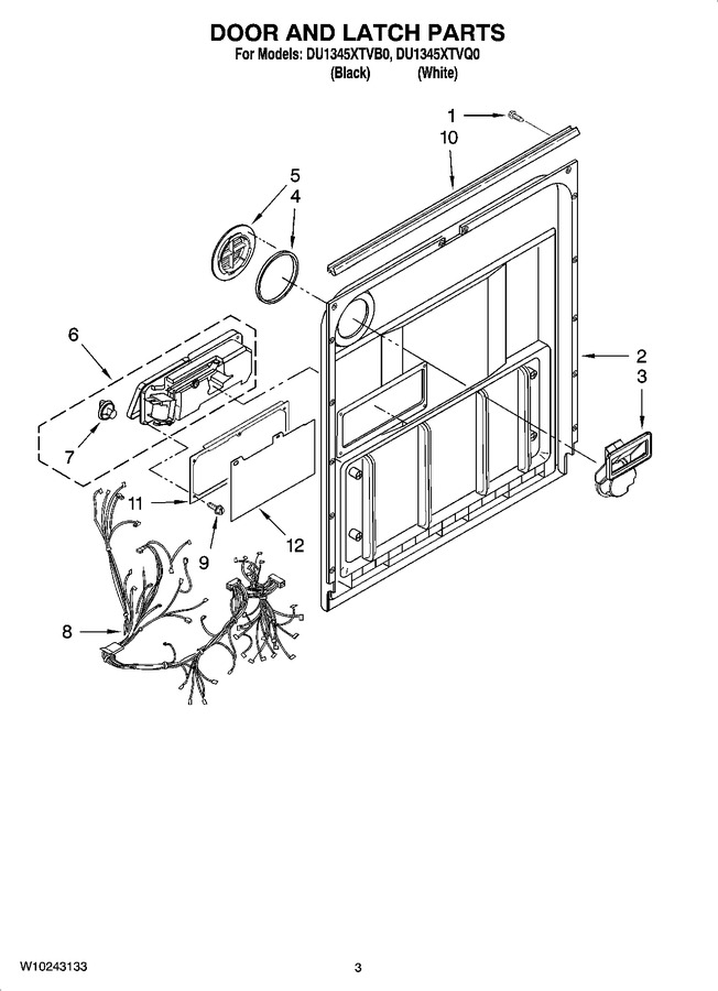 Diagram for DU1345XTVB0