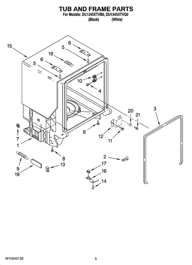Diagram for DU1345XTVB0