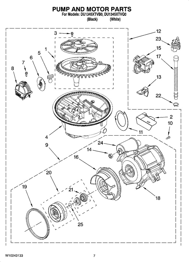 Diagram for DU1345XTVB0