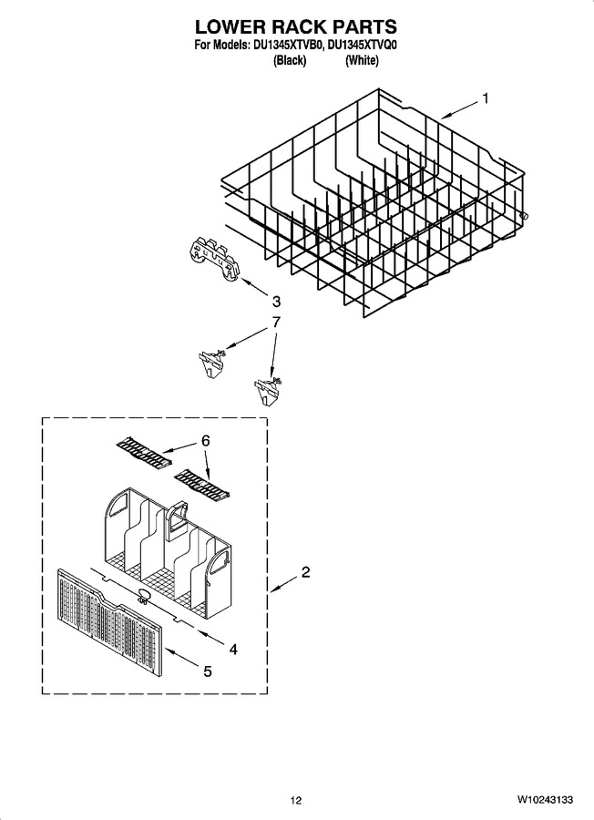 Diagram for DU1345XTVB0