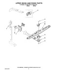 Diagram for 07 - Upper Wash And Rinse Parts