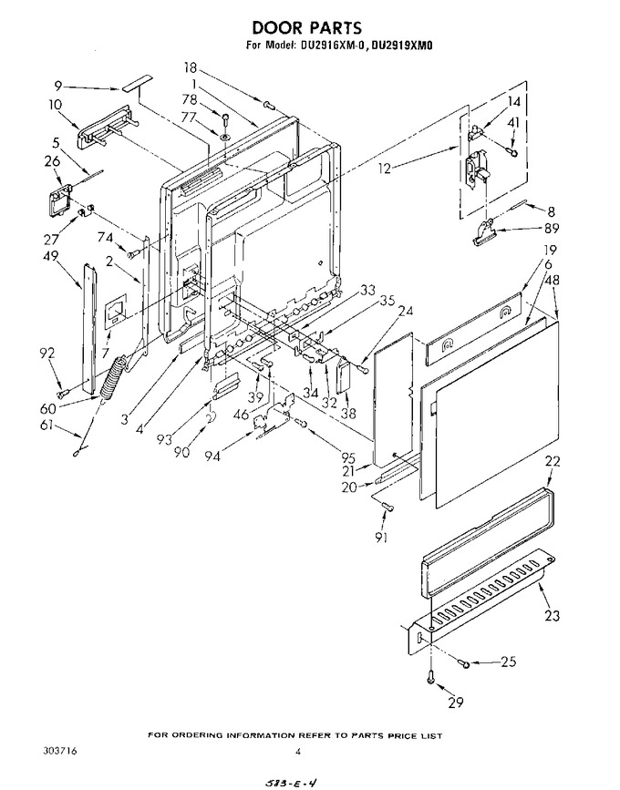 Diagram for DU2919XM0