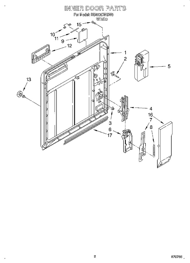 Diagram for DU400CWGW0