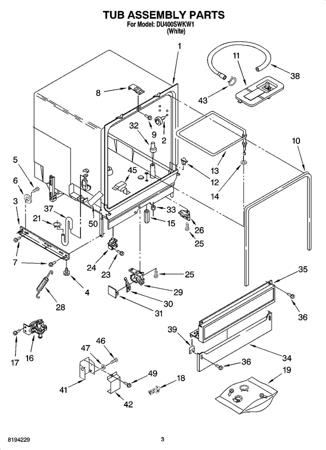 Diagram for DU400SWKW1
