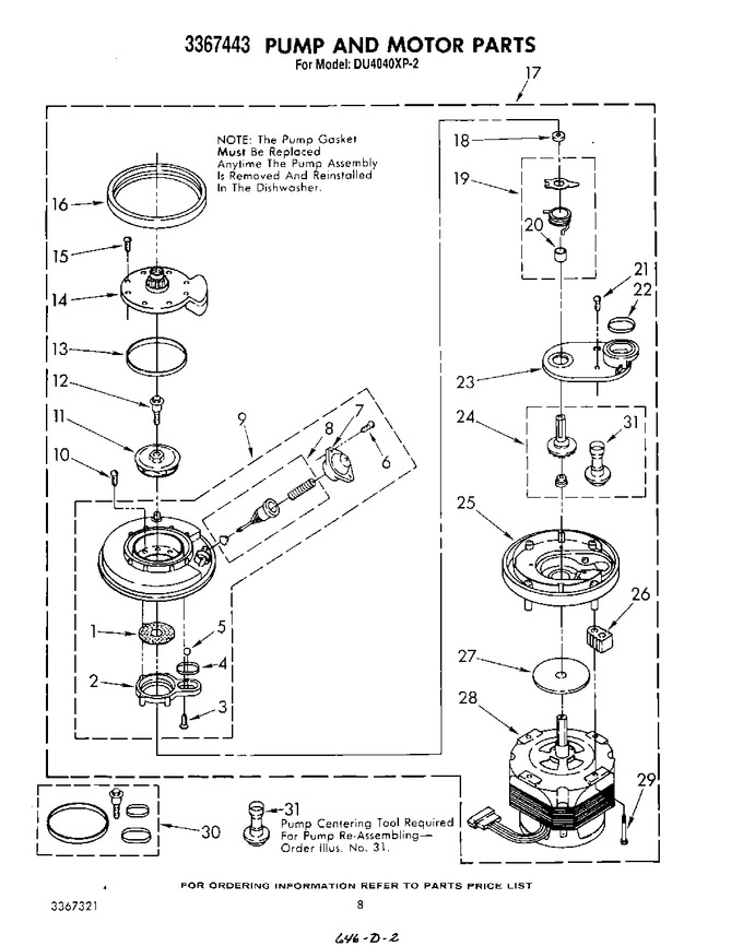 Diagram for DU4040XP2