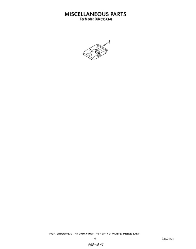 Diagram for DU4095XX0