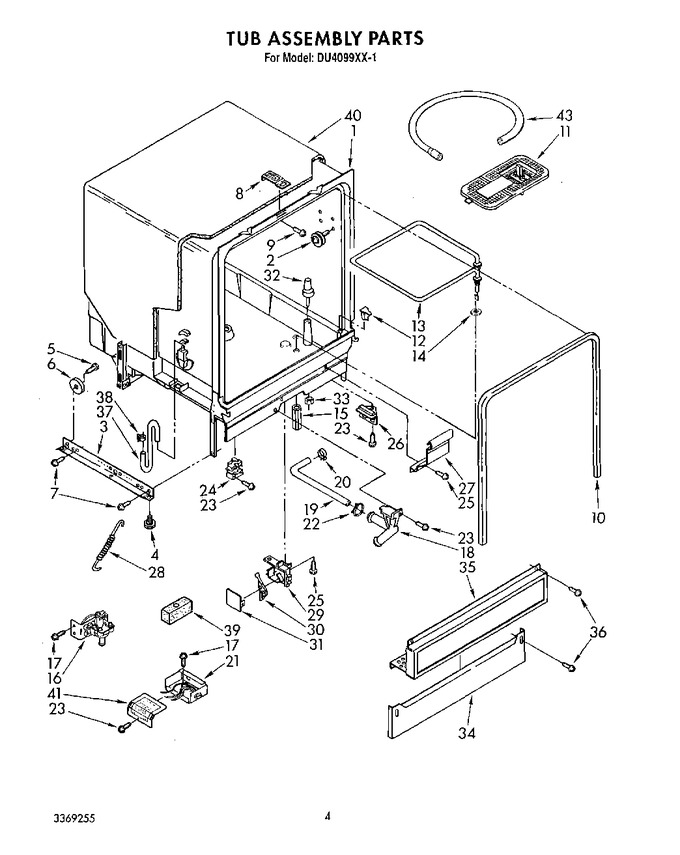 Diagram for DU4099XX1