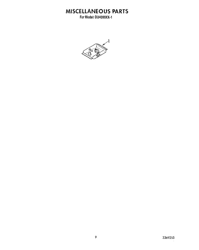Diagram for DU4099XX1