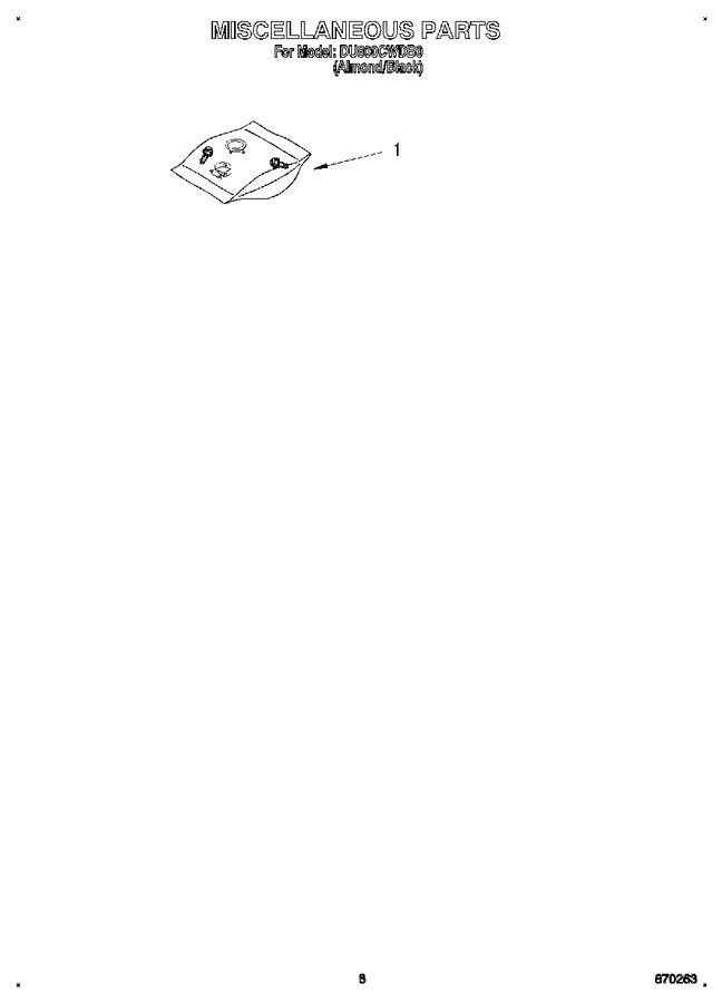 Diagram for DU800CWDB0