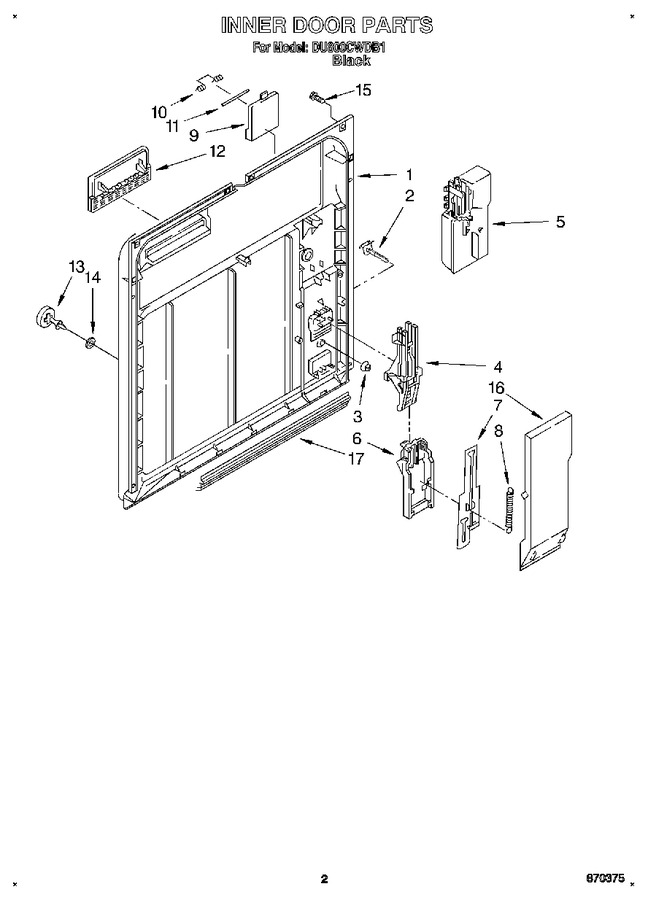 Diagram for DU800CWDB1