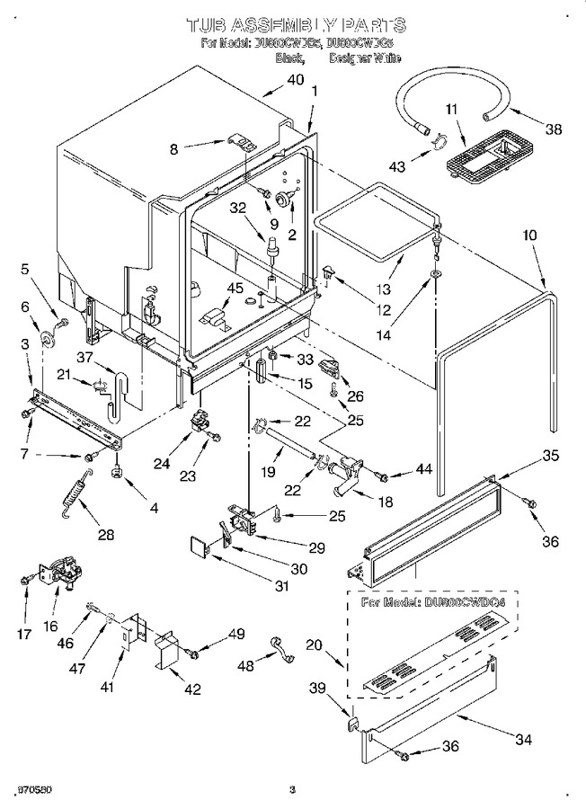 Diagram for DU800CWDB5